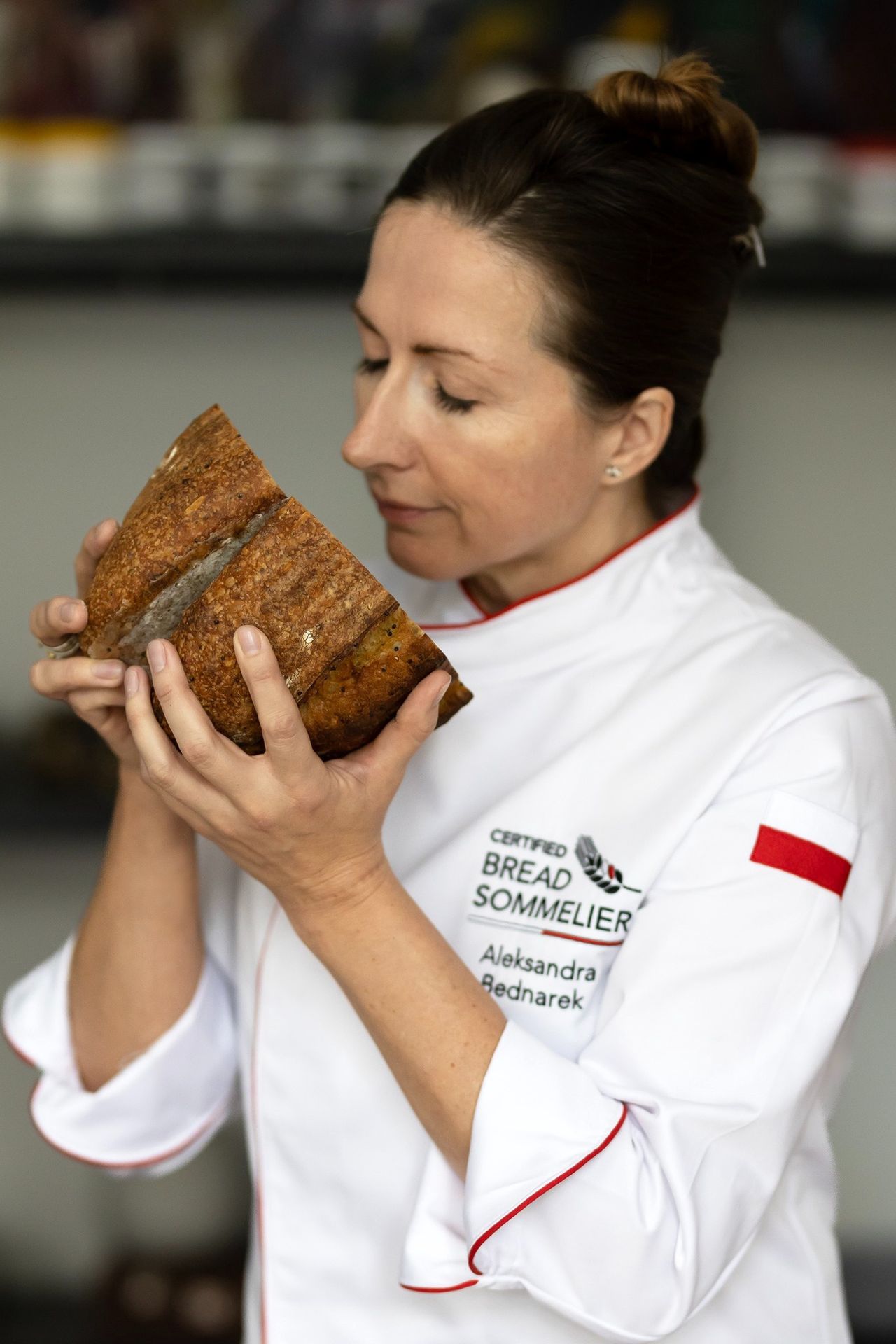 Aleksandra Bednarek jako bread sommelierka edukuje innych