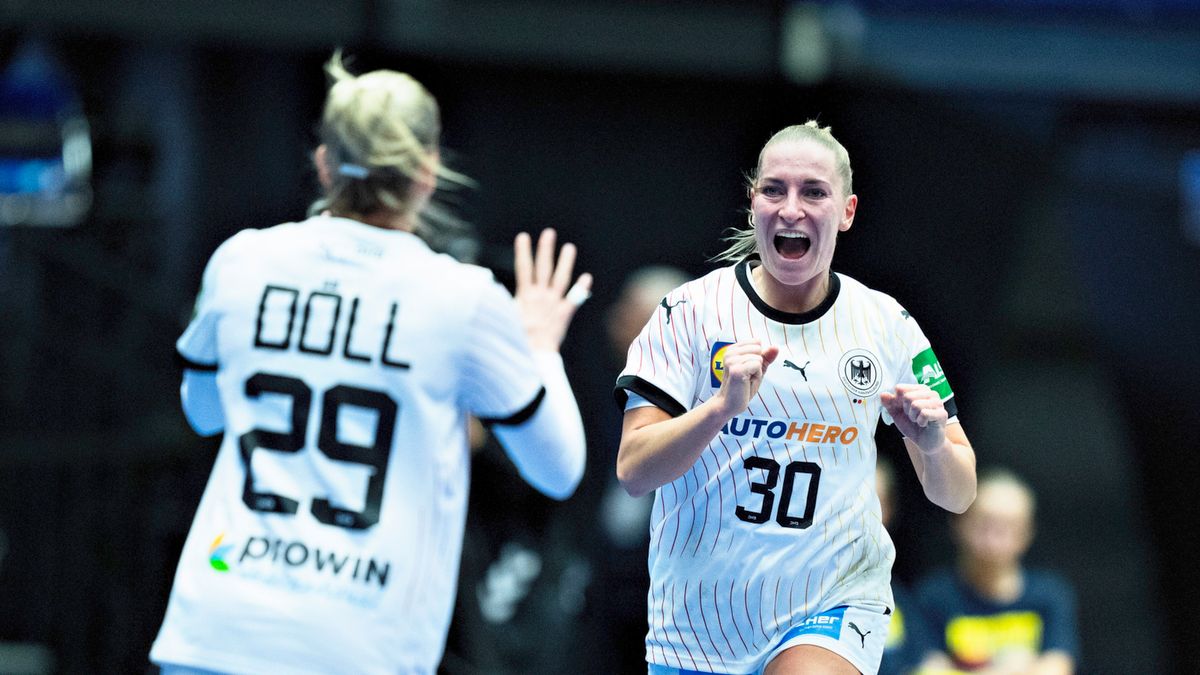 PAP/EPA / Henning Bagger / Na zdjęciu: szczypiornistki reprezentacji Niemiec