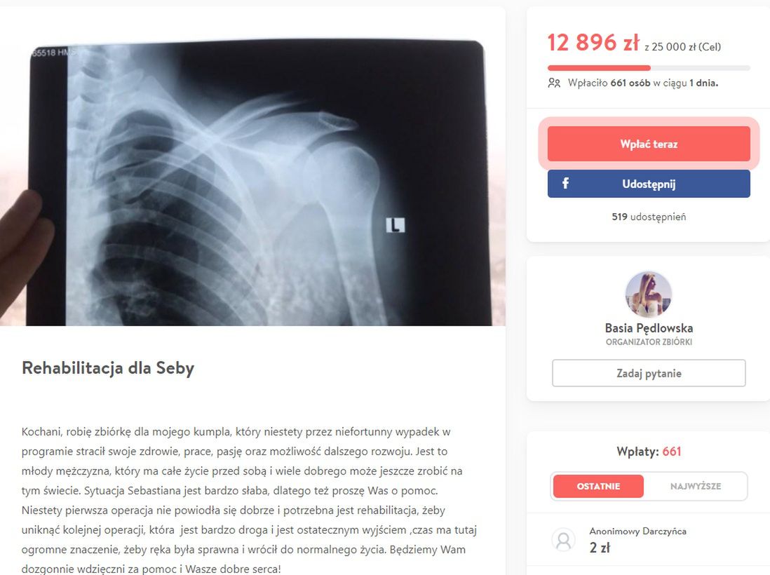 Basia zbiera pieniądze na leczenie Sebastiana