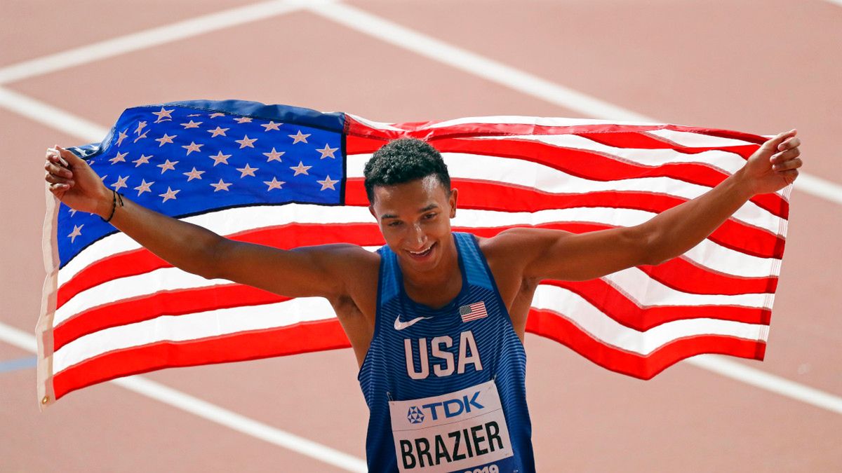 PAP/EPA / ROBERT GHEMENT / Na zdjęciu: Donavan Brazier