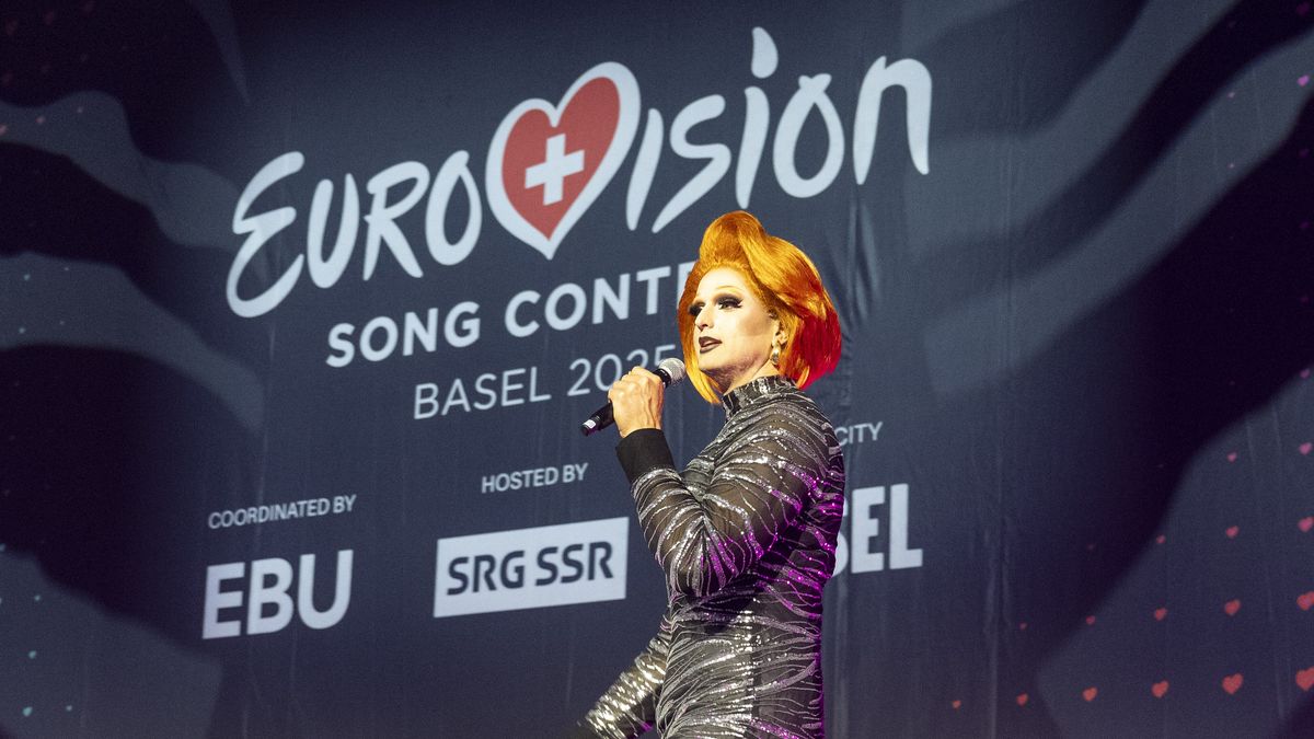 Drag queen Odette Hella'Grand performs onstage at the Eurovision Village of the 69th Eurovision Song Contest (ESC) in Basel, Switzerland, 12 May 2025. The semi-finals of the ESC 2025 are scheduled for 13 and 15 May. The grand final will take place on 17 May. EPA/PETER SCHNEIDER Dostawca: PAP/EPA.