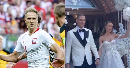 Piłkarz Łukasz Teodorczyk już po ŚLUBIE! Panna młoda zachwyciła suknią (ZDJĘCIA)
