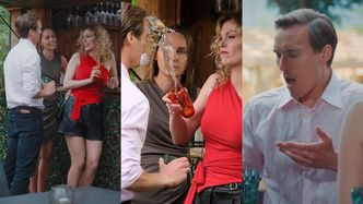 Maurycy Popiel zagrał z NOWĄ UKOCHANĄ w "M jak Miłość". Wziął ją za prostytutkę, ta w odwecie CHLUSNĘŁA GO DRINKIEM. Romantycznie? (FOTO)