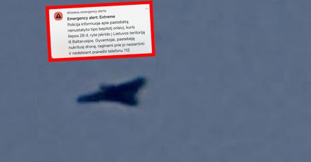 Dron nad Wilnem. Służby wszczęły alarm. "Ekstremalne zagrożenie"