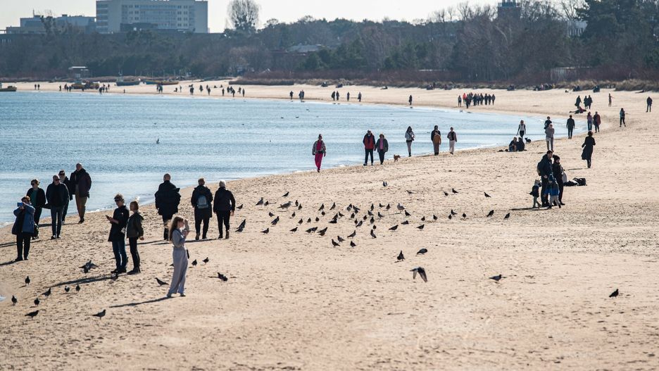 Wiosenna pogoda w Sopocie
Fot. Piotr Hukalo/East News, 06.03.2025. Sopot. Pierwszy cieply dzien 2025 roku w Sopocie.
Piotr Hukalo