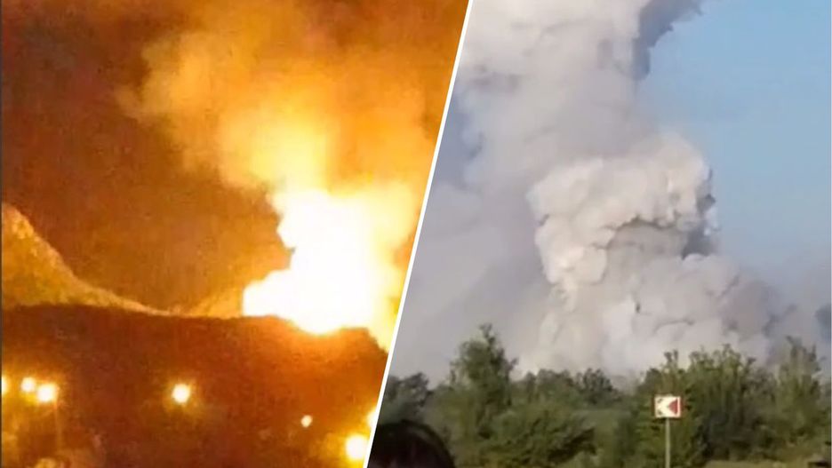 Ewakuacja i stan wyjątkowy. Eksplodują tysiące pocisków w Rosji