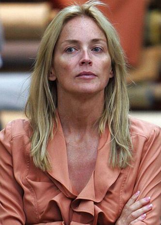 Sharon Stone bez makijażu