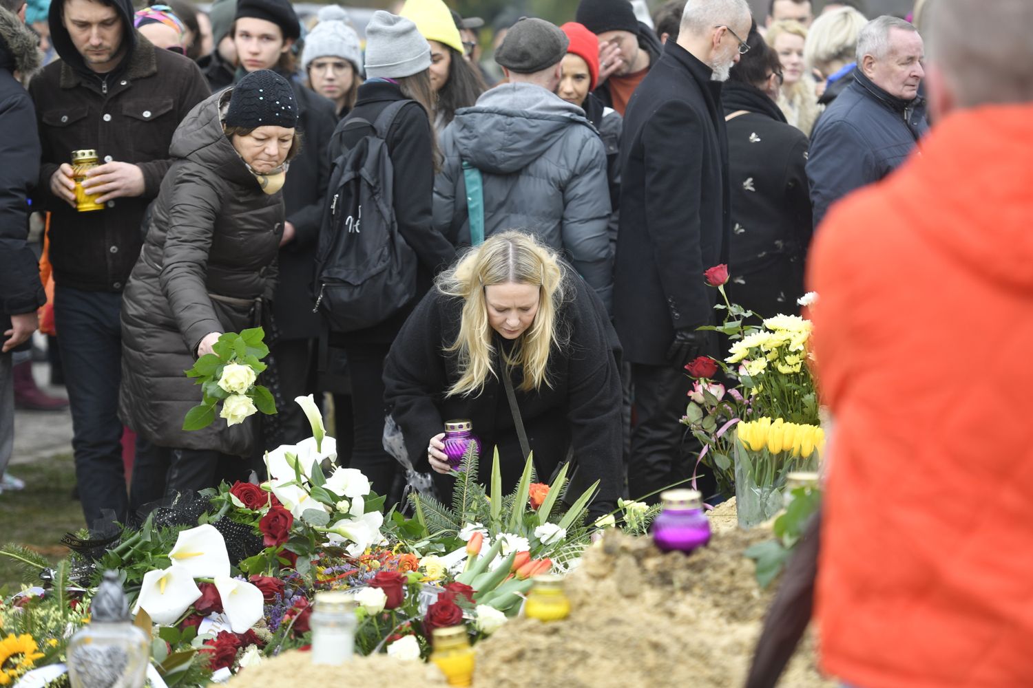 Katarzyna Nosowska - pogrzeb Jacka Szymkiewicza