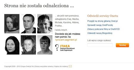 Zaginieni 404. Kampania Itaki na największych portalach