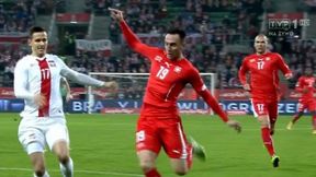Polska - Szwajcaria: Gol Drmicia na 0:1