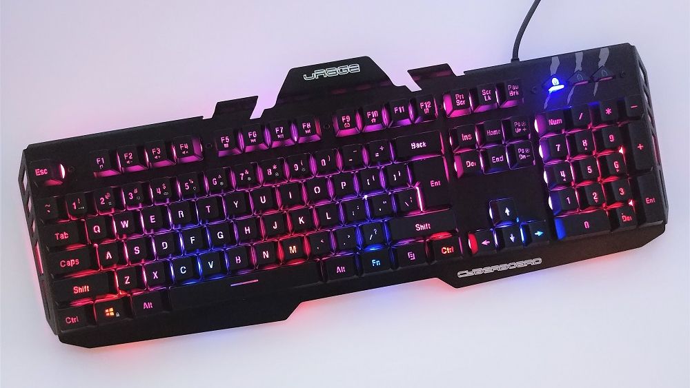 uRage Cyberboard – test membranowej klawiatury z podświetleniem RGB 1