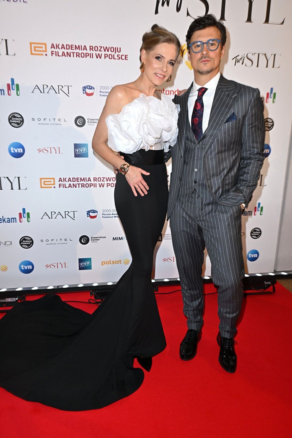 Mateusz Damięcki i jego żona Paulina