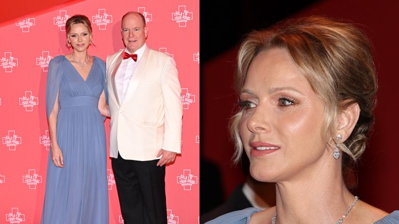 Książę Albert i księżna Charlene brylują na balu w Monako
