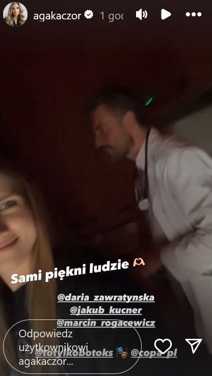 Kaczorowska pokazała Rogacewicza na InstaStories