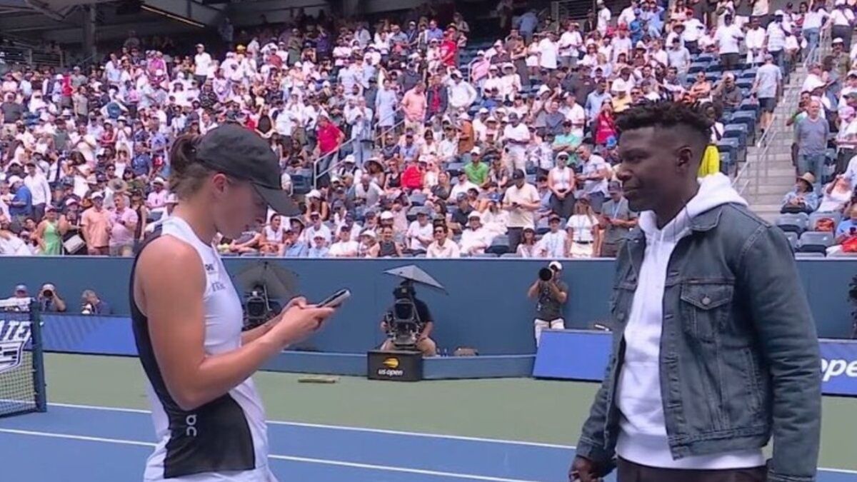 Twitter / The Tennis Letter / Iga Świątek po meczu z Jekateriną Aleksandrową