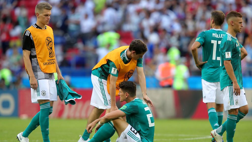 Zdjęcie okładkowe artykułu: Getty Images / Alexander Hassenstein / Reprezentacja Niemiec po meczu z Koreą Południową