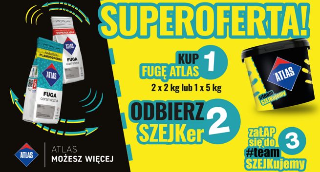 "SZEJKowanie" reklamuje fugi Atlas