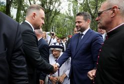 Duda zaskoczył. "Zna" i "lubi" Trzaskowskiego