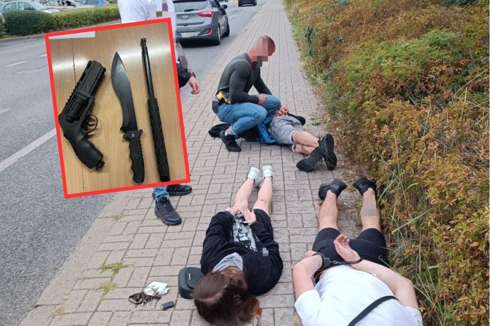 Brutalna kradzież w Katowicach. Złodzieje użyli gazu pieprzowego