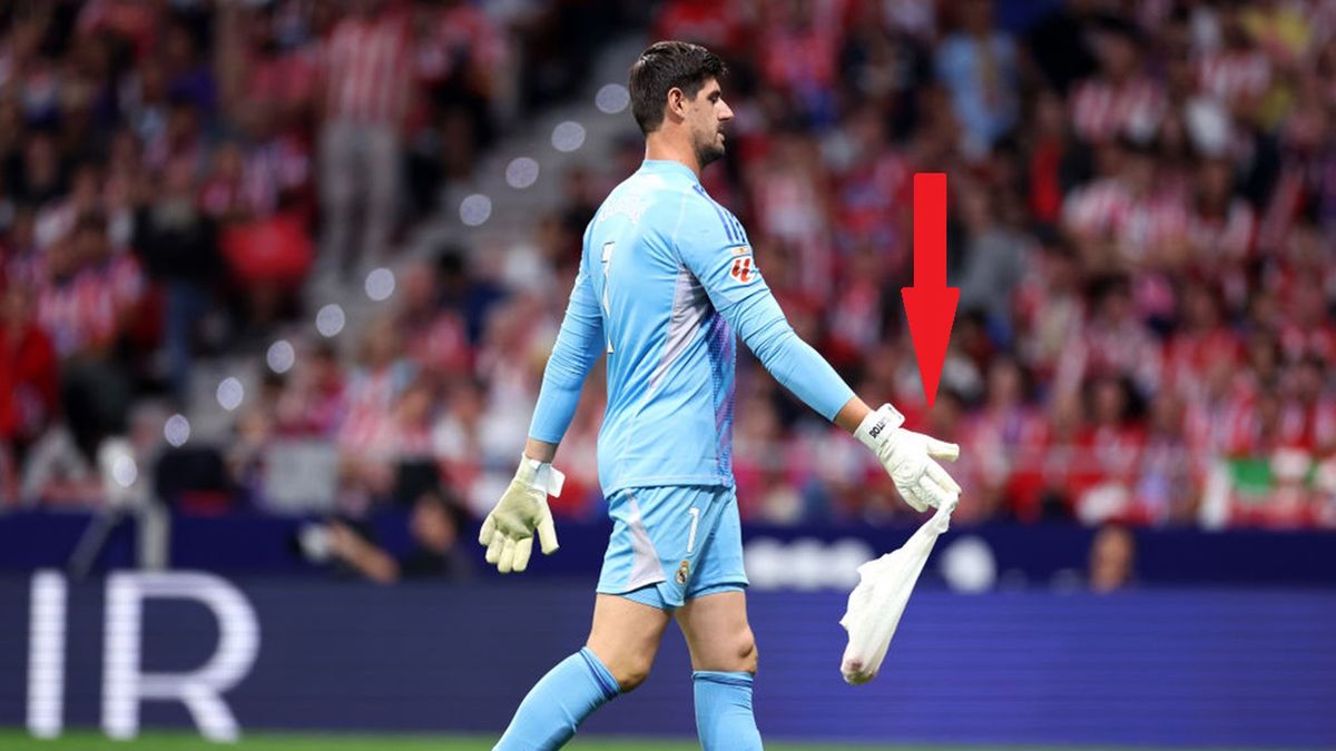 Getty Images / Florencia Tan Jun / Na zdjęciu: Thibaut Courtois podczas meczu z Atletico