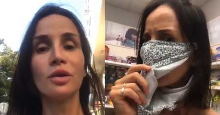 Buntownicza Viola Kołakowska chodzi po sklepie z MAJTKAMI na twarzy: "Proponuję wam tego typu ściemę!"