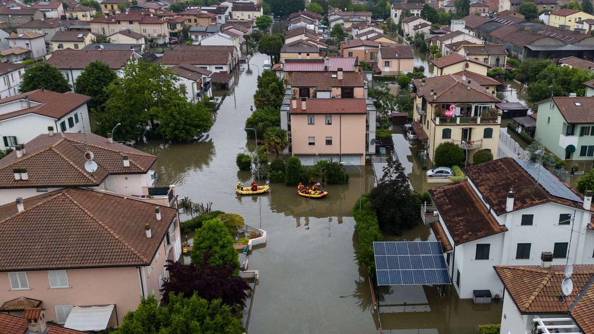 powódź w regionie Emilia Romagna
