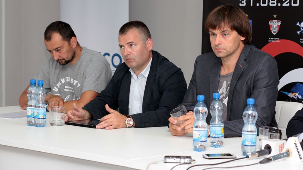 Od prawej: Marek Jankowski, Robert Dowhan i Rafał Dobrucki