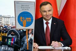 "Lex TVN". Nieoficjalnie: wiemy, co zrobi prezydent Andrzej Duda