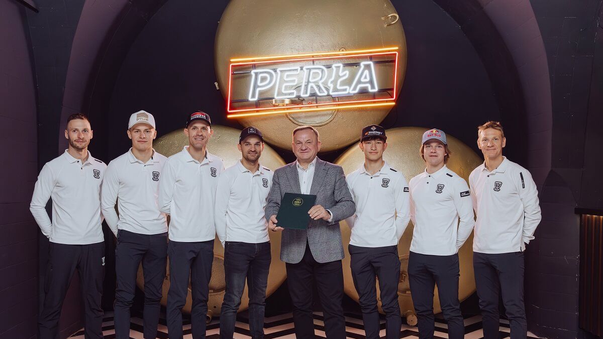 Andrzej Rutkowski, Dyrektor Generalny Perła – Browary Lubelskie S.A., z drużyną Orlen Oil Motor Lublin