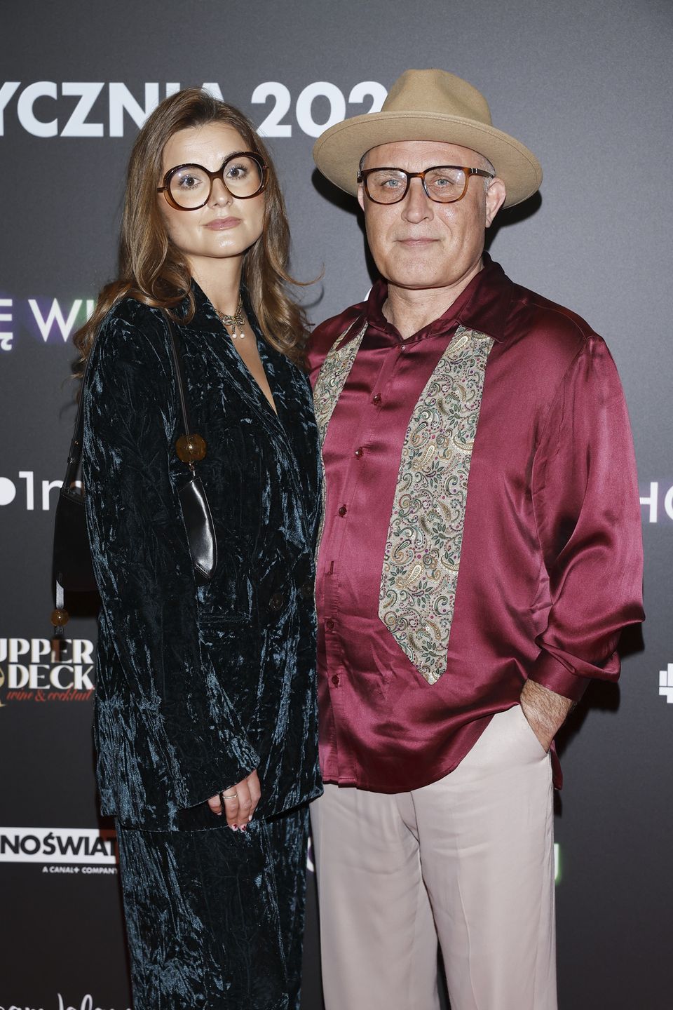 Przemysław Bluszcz z partnerką