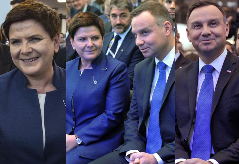 Andrzej Duda i Beata Szydło na gali wręczenia Nagrody Gospodarczej Prezydenta RP