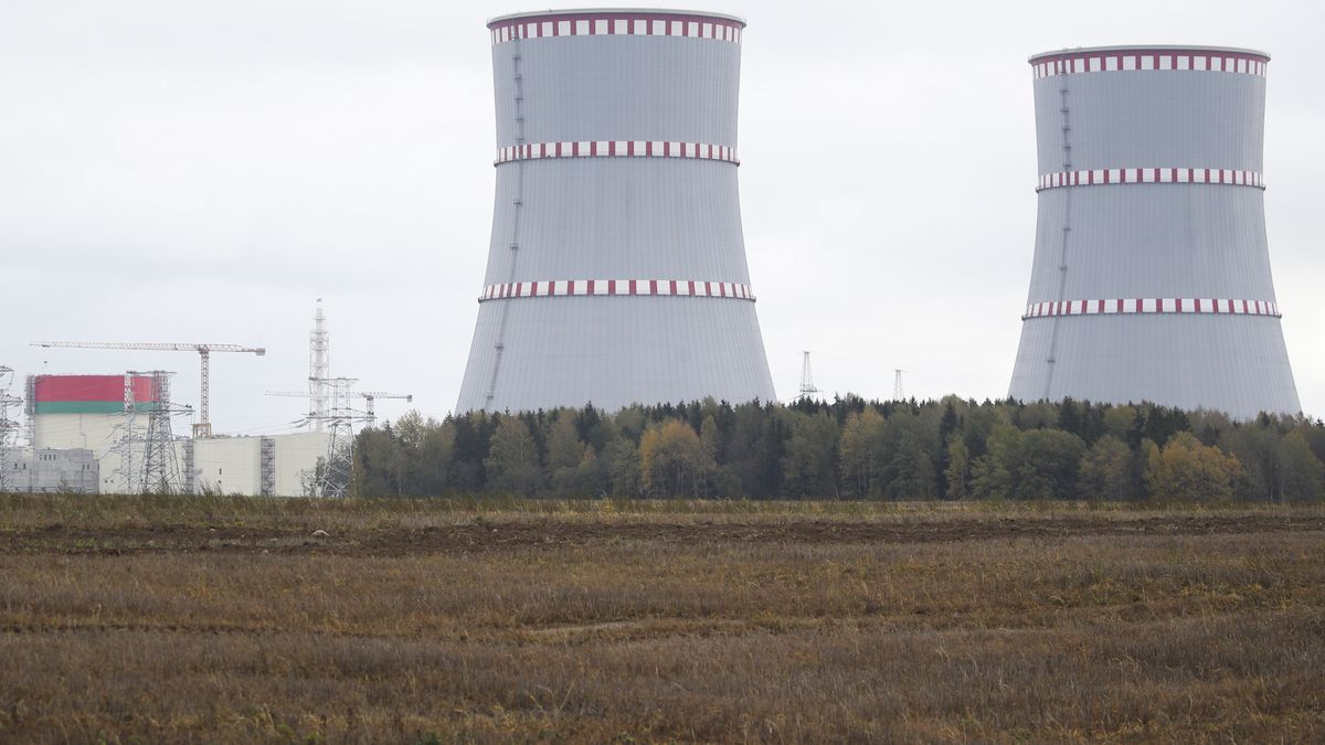 GRODNO REGION, BELARUS - OCTOBER 11, 2019: A distant view of Belarusian nuclear power plant during an emergency exercise based around a scenario involving a reactor accident and emergency response including evacuation, sheltering, crisis management, and information exchange. Natalia Fedosenko/TASS (Photo by Natalia Fedosenko\TASS via Getty Images)