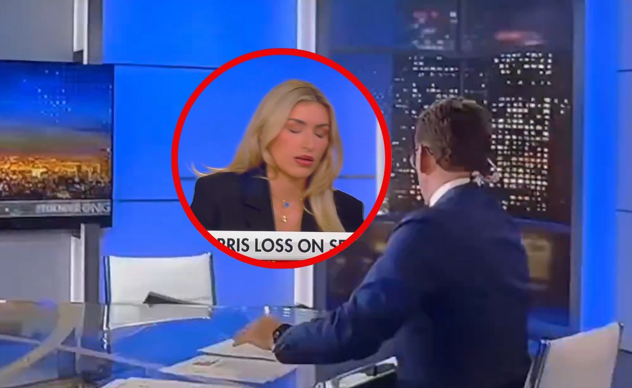 Trump official faints on Fox News after criticizing Biden