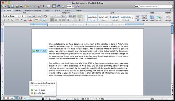 Microsoft Office 2011 dla Mac OS pod koniec roku 2