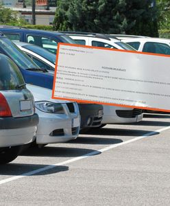 Znalazł taką kartkę za wycieraczką. Od razu zgłosił sprawę policji