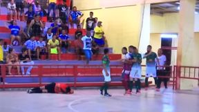 Szokujące zachowanie gwiazdy futsalu. Brazylijczyk brutalnie znokautował sędziego