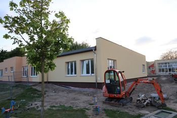 Trwa remont Przedszkola Gminnego imienia Krasnala Hałabały w Grodzisku. Powstaną nowe sale