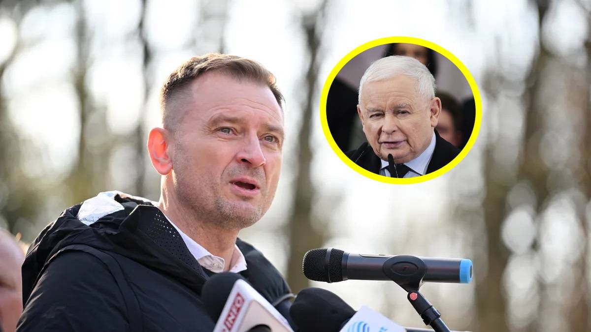 PAP / Przemysław Piątkowski / Szymon Łabiński / Sławomir Nitras i Jarosław Kaczyński (w kółku)