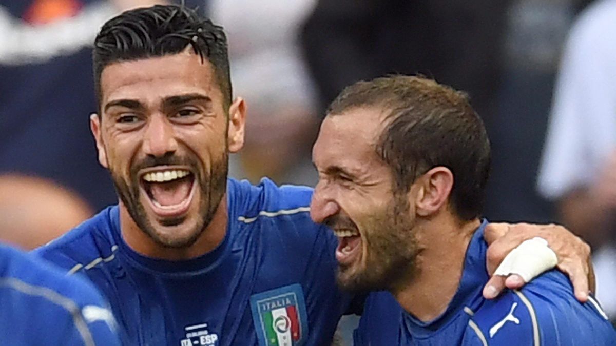 Graziano Pelle i Giorgio Chiellini