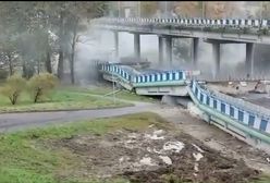 W Koszalinie zawalił się wiadukt. Nowe nagranie