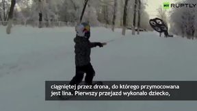 Dronboarding - nowa zimowa dyscyplina rodem z Rosji