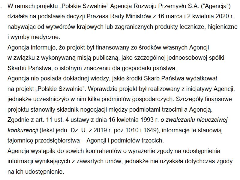 Pismo wiceminister Olgi Semeniuk