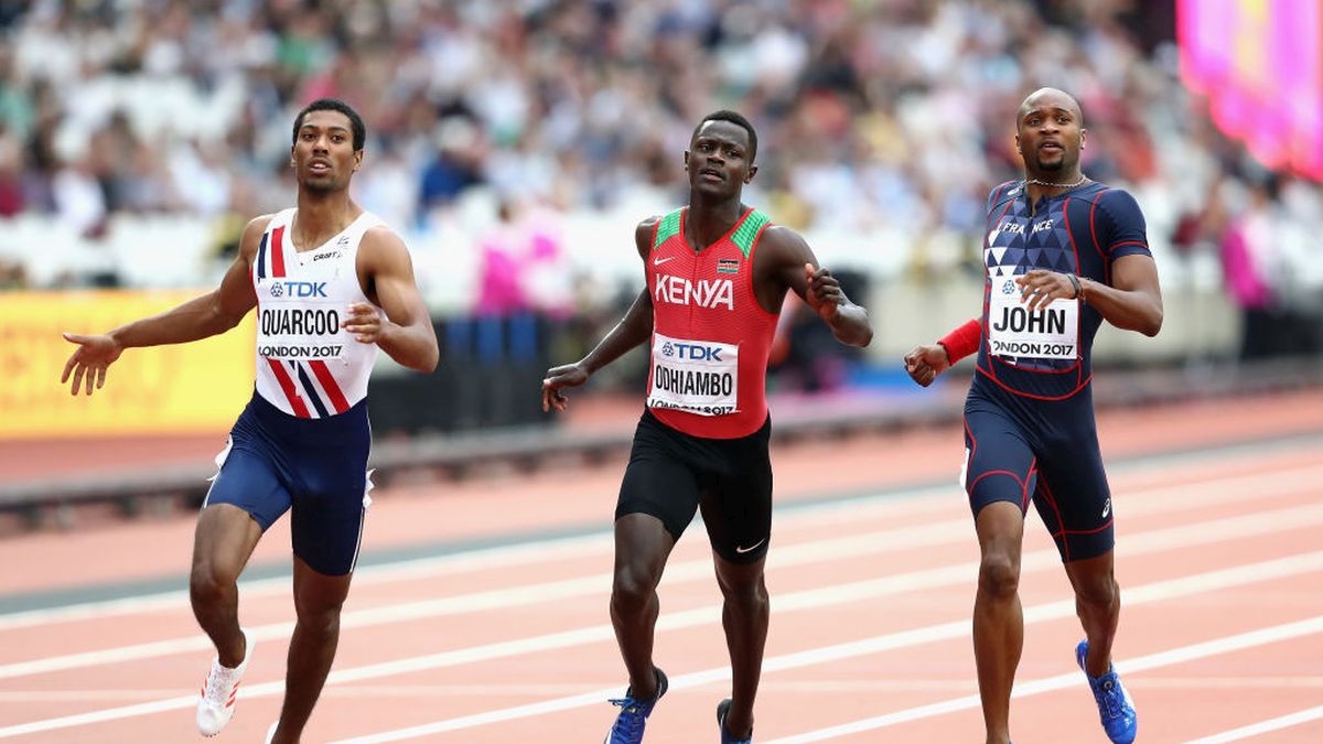 Getty Images /  Alexander Hassenstein / Na zdjęciu: Mark Otieno Odhiambo (w środku)