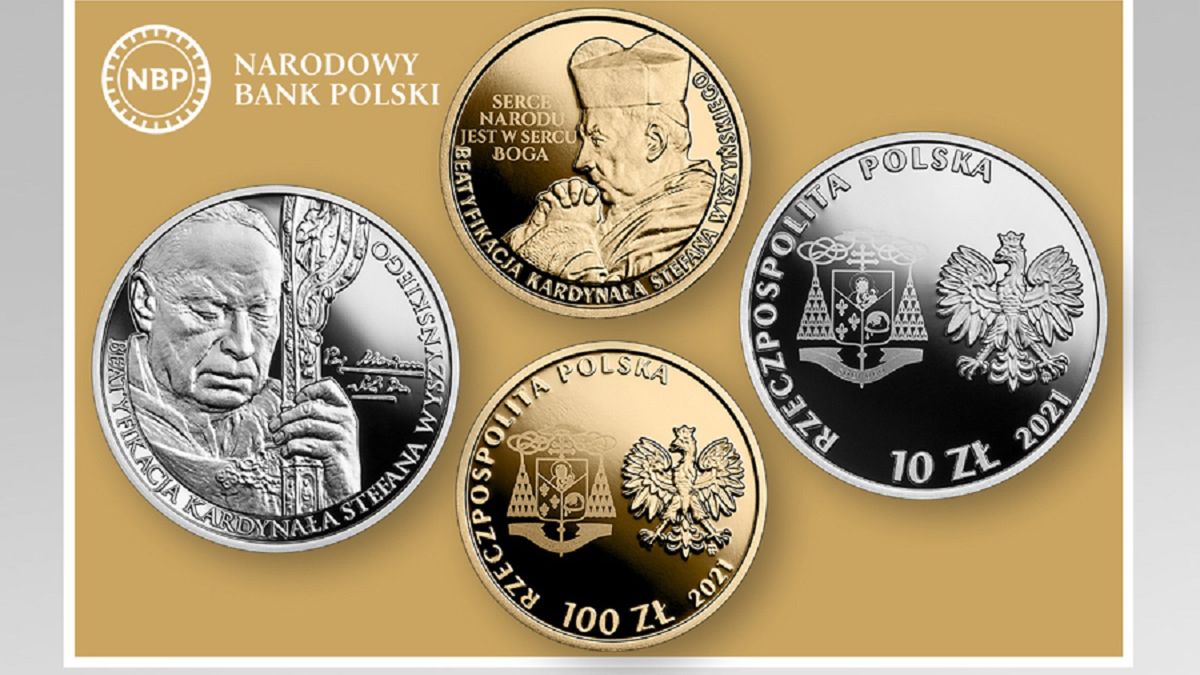 Monety z wizerunkiem kardynała Wyszyńskiego. NBP uruchamia sprzedaż