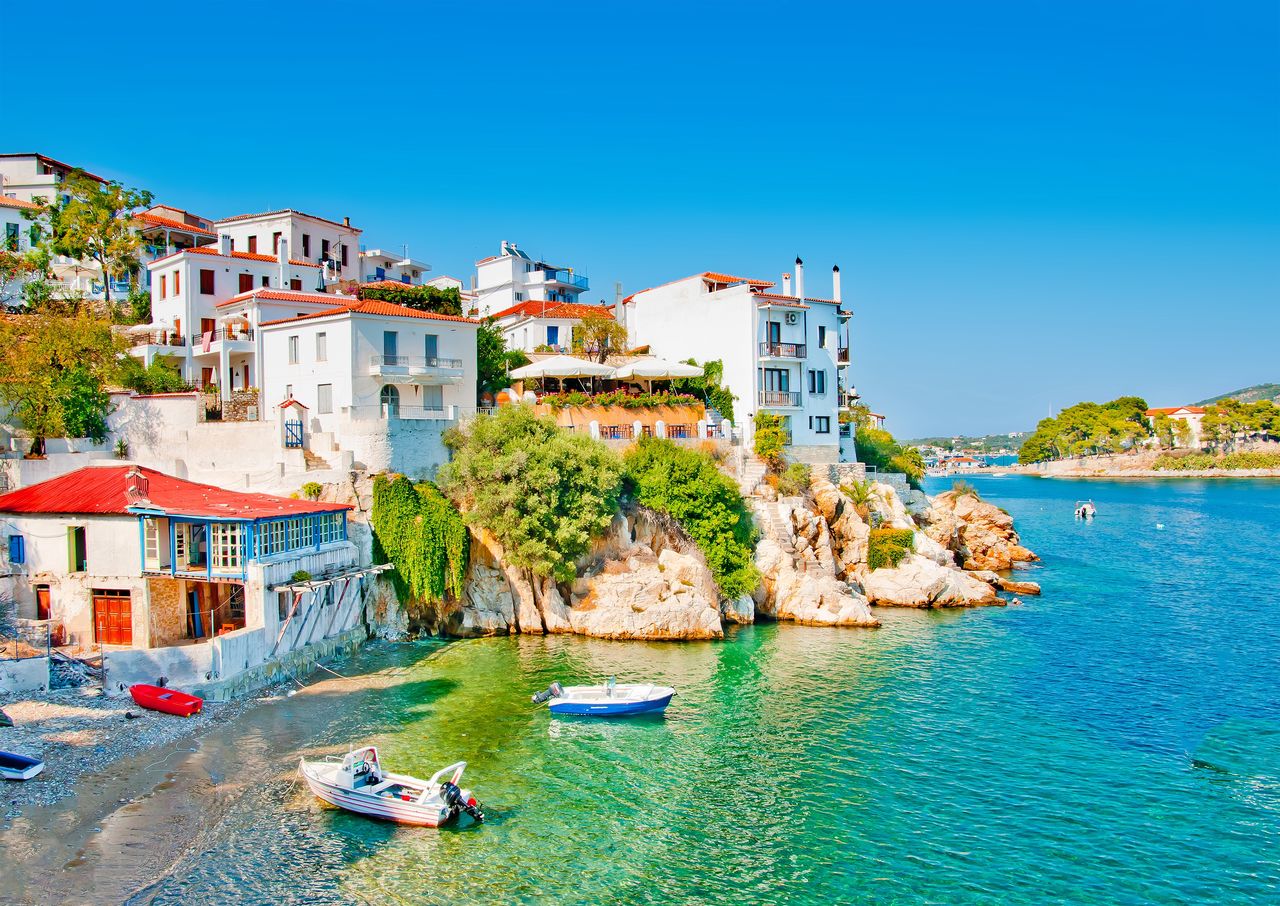 Skiathos tempts not only with beaches