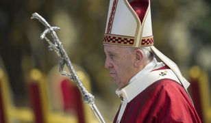 Wielkanoc 2021. Papież Franciszek uczestniczył w Drodze Krzyżowej