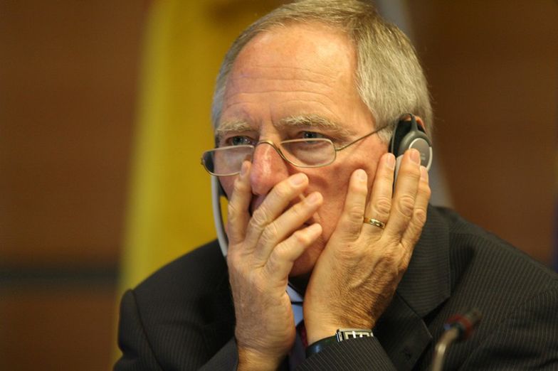 minister finansów Wolfgang Schaeuble