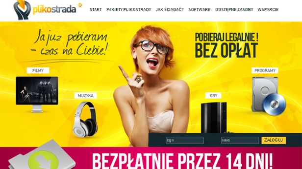 Uwaga na Plikostradę – klon Pobieraczka zarejestrowany w Dubaju 1