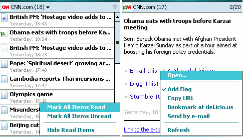 Sprytny czytnik RSS 1