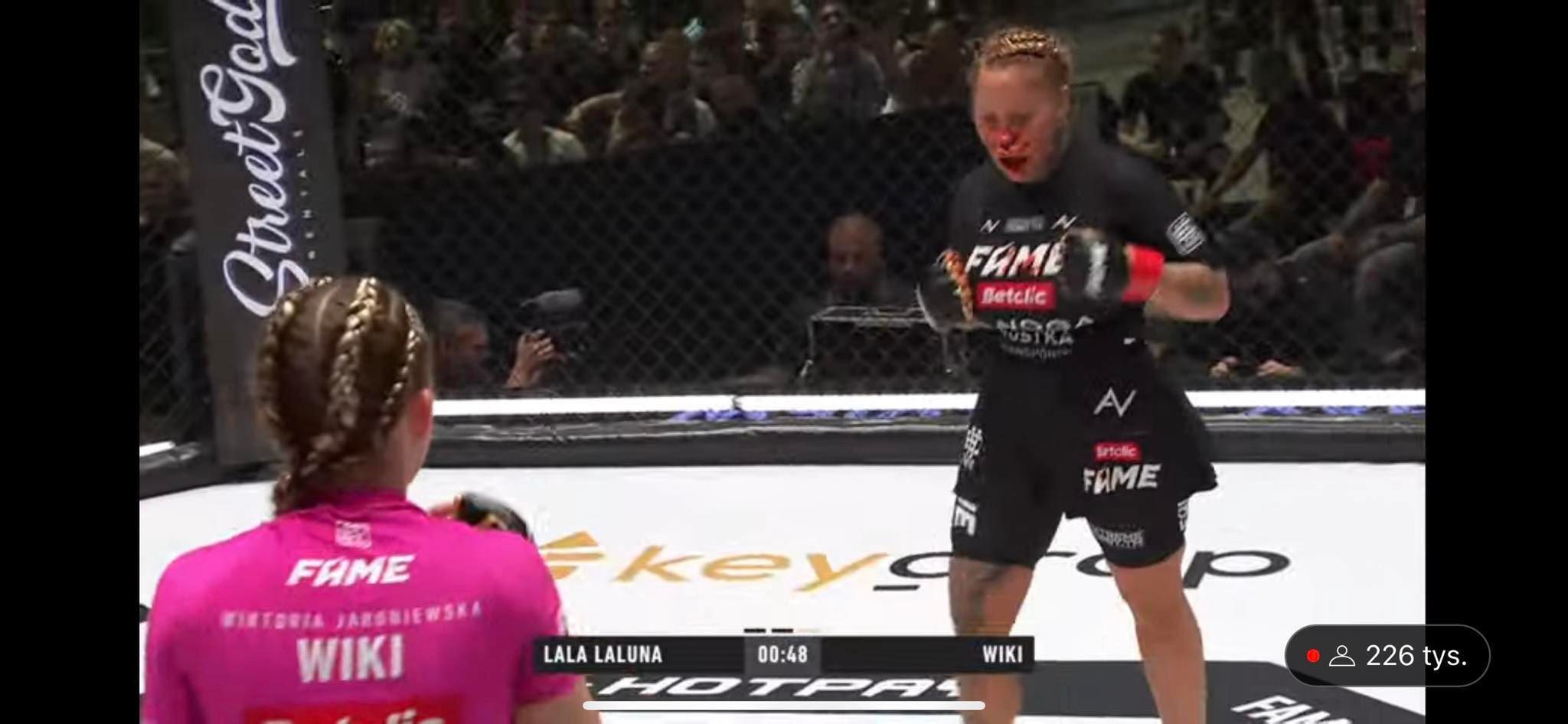 Laluna Unique i jej SKWASZONY NOS przegrywają walkę na Fame MMA